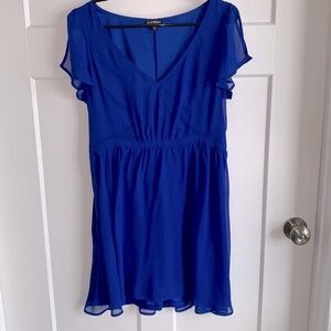 Express Blue Mini Dress